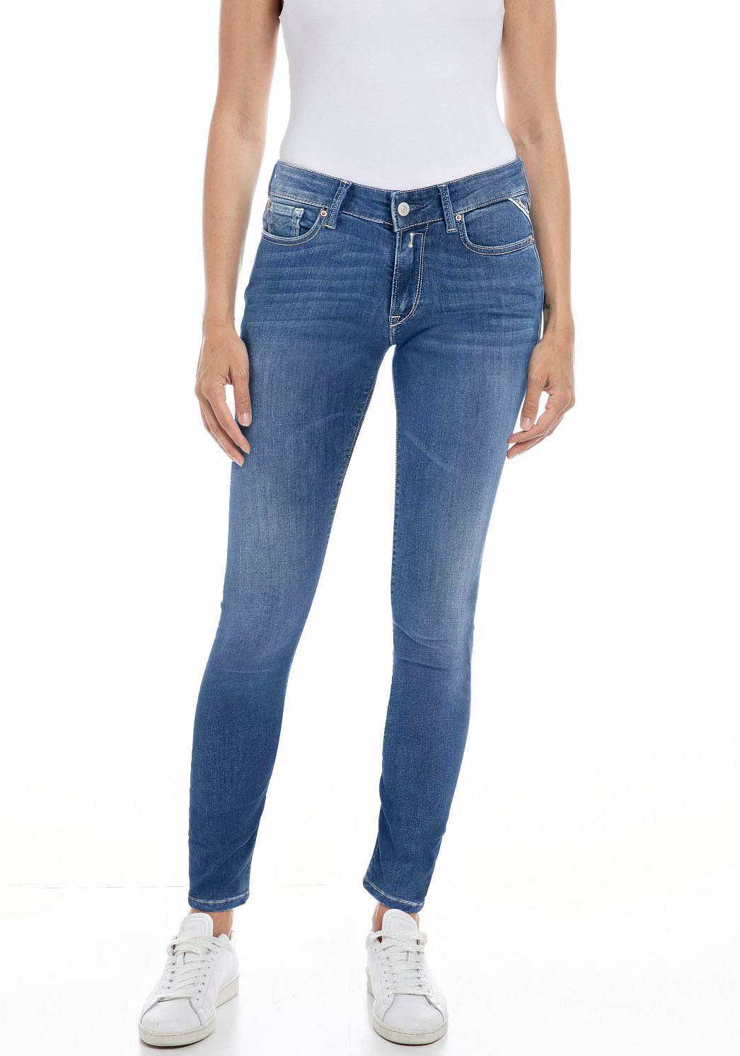 Replay 5-Pocket-Jeans »NEW LUZ Skinny Fit«, in Ankle-Länge Replay 5-Pocket-Jeans »NEW LUZ Skinny Fit«, in Ankle-Länge von Replay