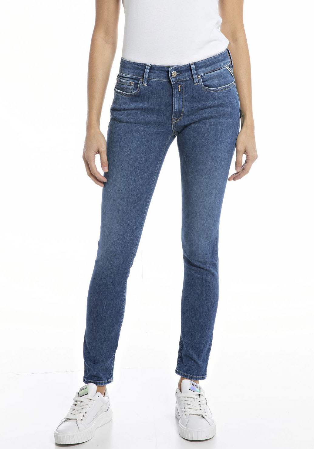 Replay 5-Pocket-Jeans »NEW LUZ Skinny Fit«, in Ankle-Länge Replay 5-Pocket-Jeans »NEW LUZ Skinny Fit«, in Ankle-Länge von Replay