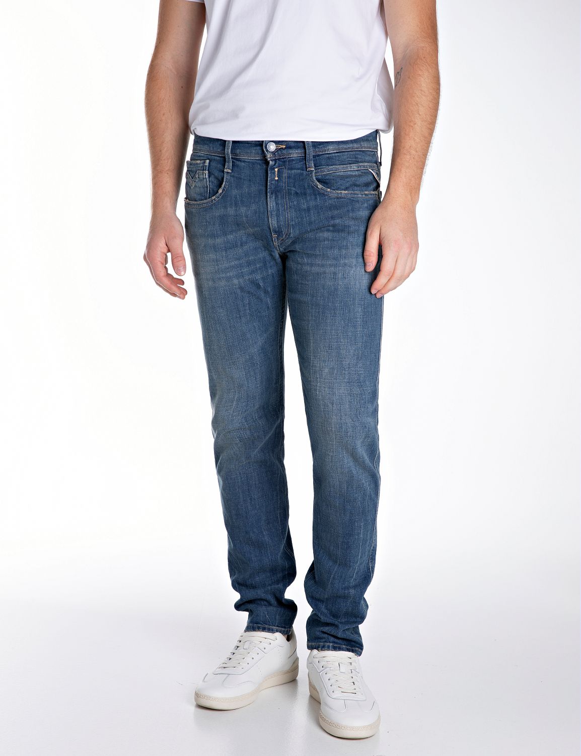 Replay Slim-fit-Jeans »ANBASS«, mit Washed-Optik Replay Slim-fit-Jeans »ANBASS«, mit Washed-Optik von Replay
