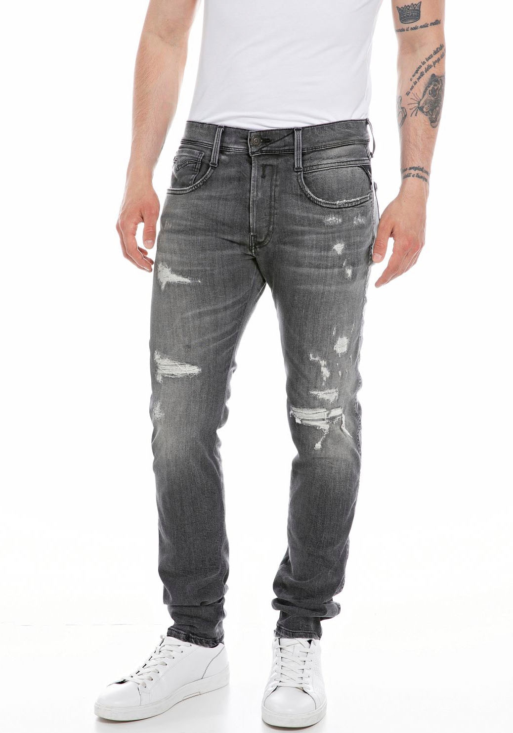 Replay Slim-fit-Jeans »ANBASS HYPERFLEX BIO« von Replay