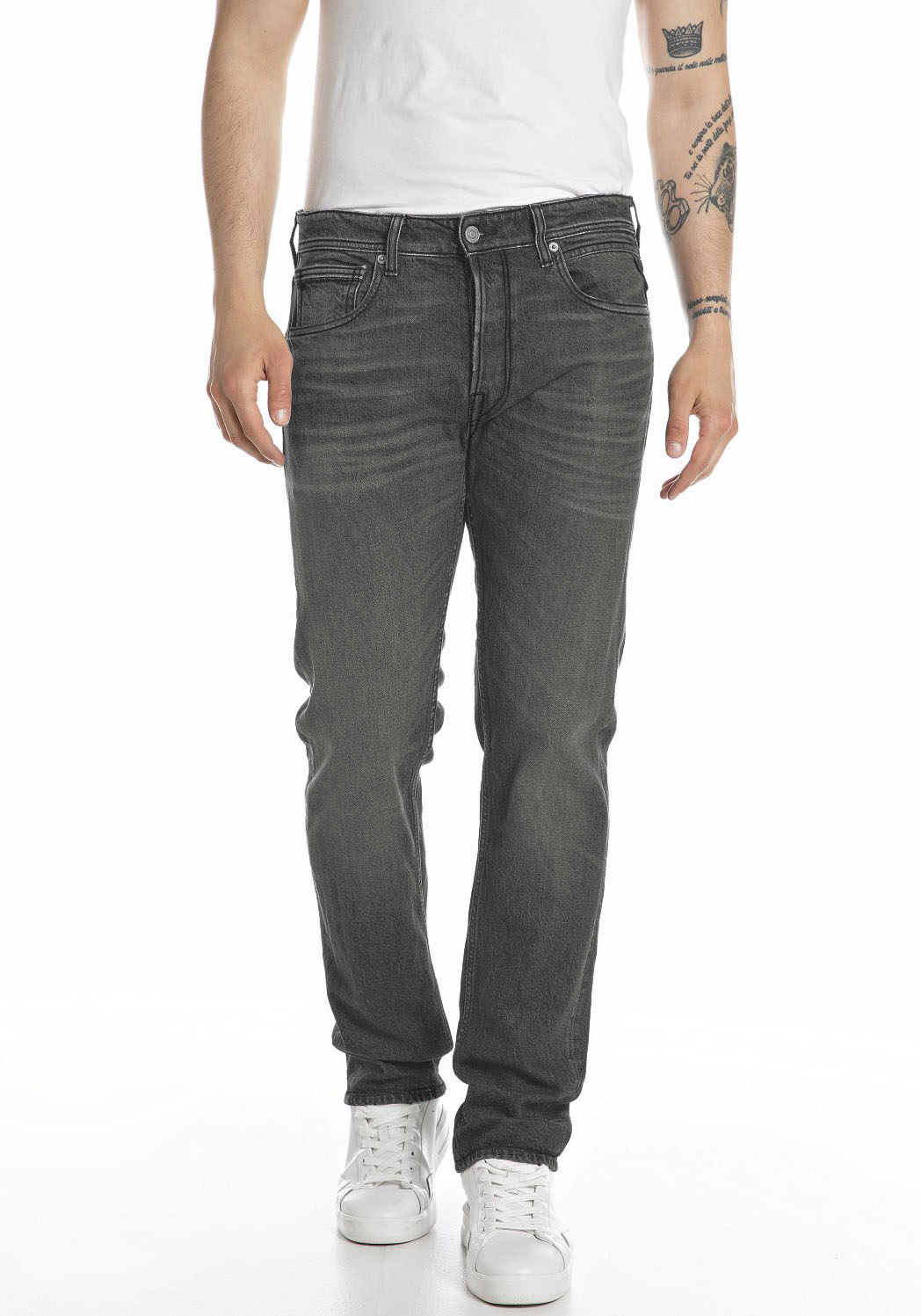 Replay Straight-Jeans »GROVER«, in vielen verschiedenen Waschungen, mit Stretch Replay Straight-Jeans »GROVER«, in vielen verschiedenen Waschungen, mit Stretch von Replay