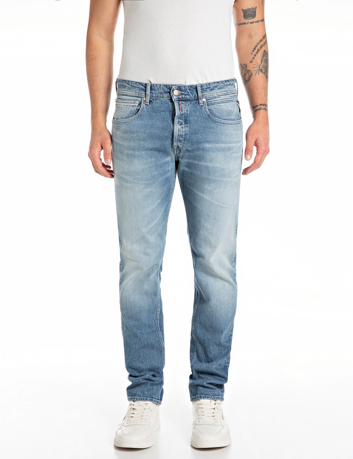 Replay Straight-Jeans »GROVER«, in vielen verschiedenen Waschungen, mit Stretch von Replay