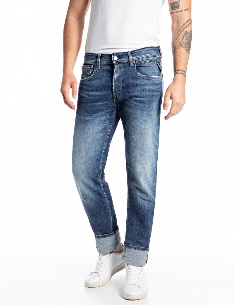 Replay Straight-Jeans »GROVER«, in vielen verschiedenen Waschungen, mit Stretch von Replay