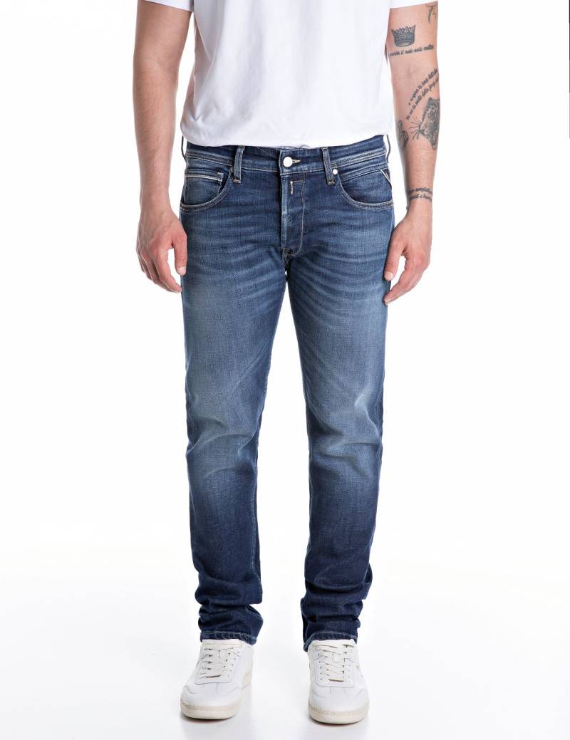 Replay Straight-Jeans »GROVER«, in vielen verschiedenen Waschungen, mit Stretch von Replay