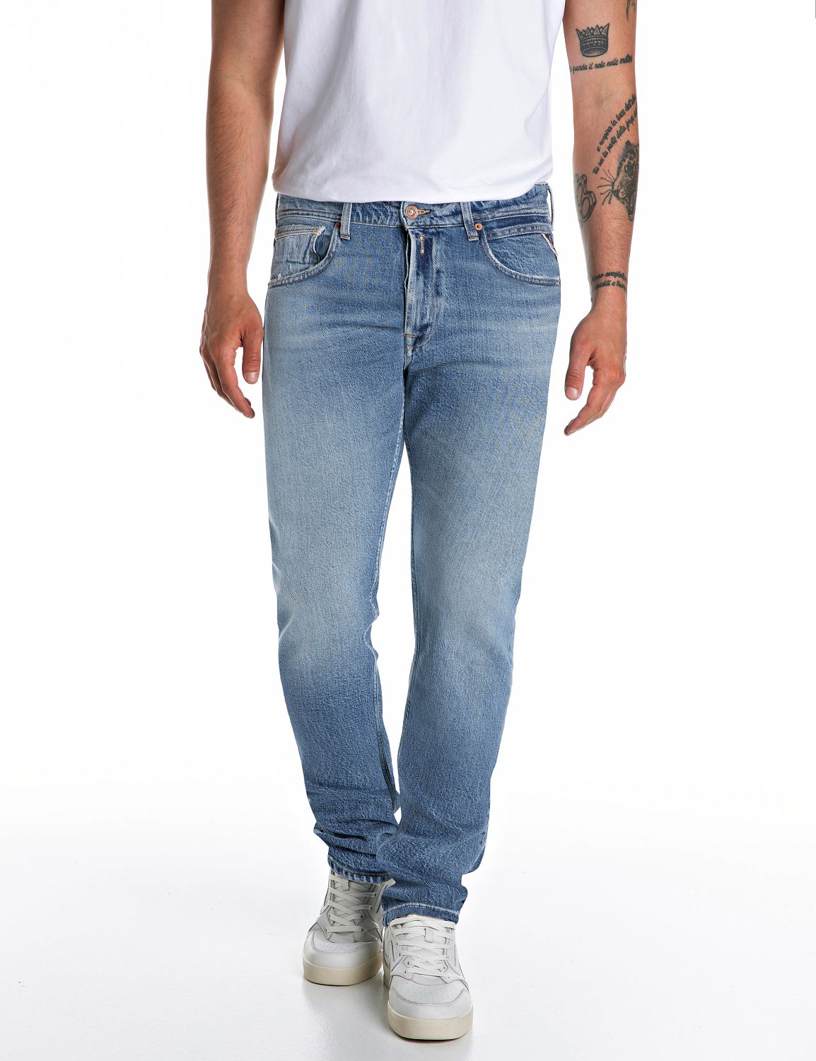 Replay Straight-Jeans »GROVER«, in vielen verschiedenen Waschungen, mit Stretch von Replay