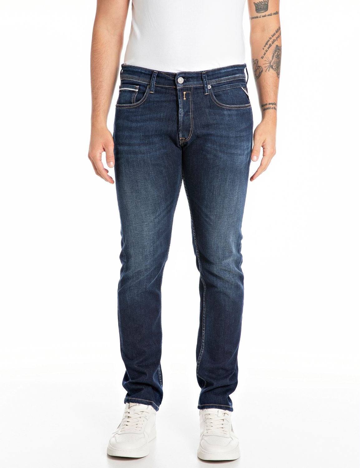 Replay Straight-Jeans »GROVER«, in vielen verschiedenen Waschungen, mit Stretch von Replay