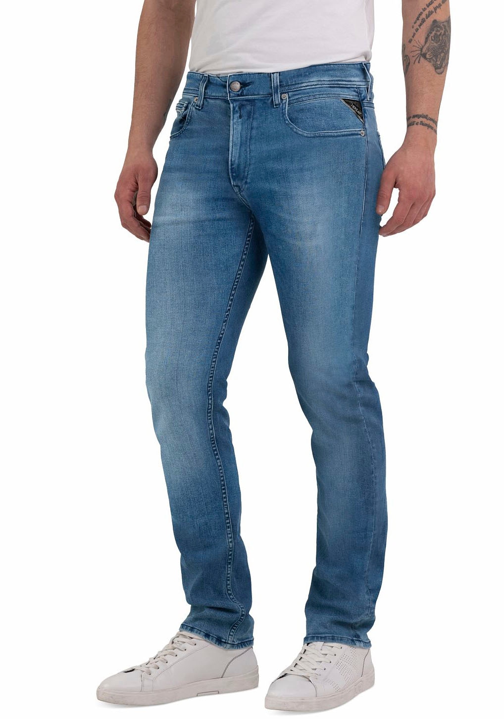 Replay Straight-Jeans »GROVER«, in vielen verschiedenen Waschungen, mit Stretch Replay Straight-Jeans »GROVER«, in vielen verschiedenen Waschungen, mit Stretch von Replay