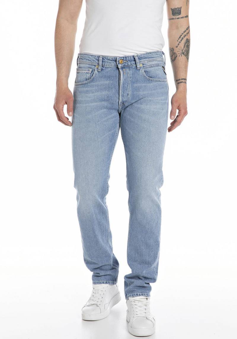 Replay Straight-Jeans »GROVER«, in vielen verschiedenen Waschungen, mit Stretch von Replay