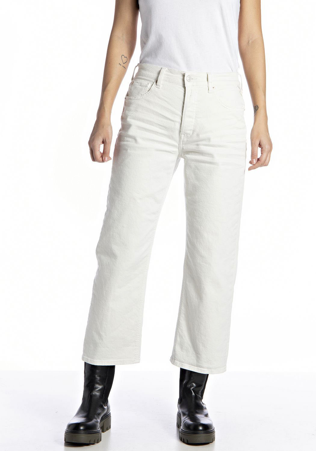 Replay Straight-Jeans »HEVELEEN«, in verkürzter Ankle-Form Replay Straight-Jeans »HEVELEEN«, in verkürzter Ankle-Form von Replay