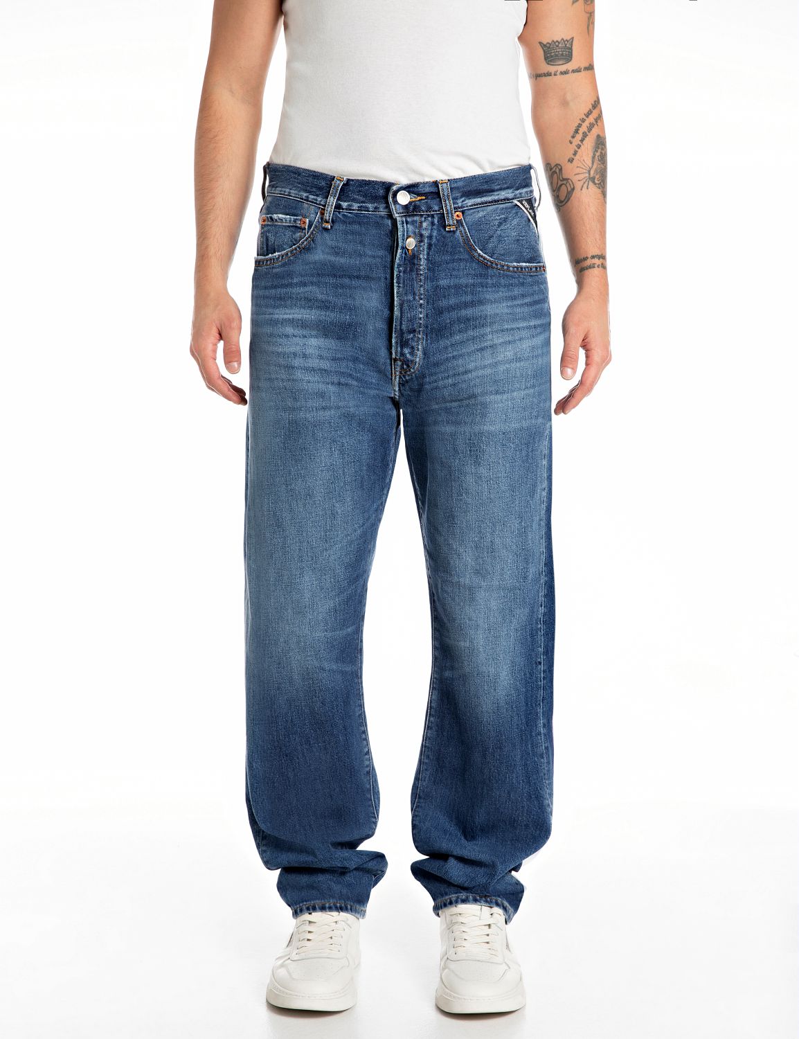 Replay Straight-Jeans »M9Z1 9Zero1 90´s Straight Fit«, mit Washed-Look Replay Straight-Jeans »M9Z1 9Zero1 90´s Straight Fit«, mit Washed-Look von Replay