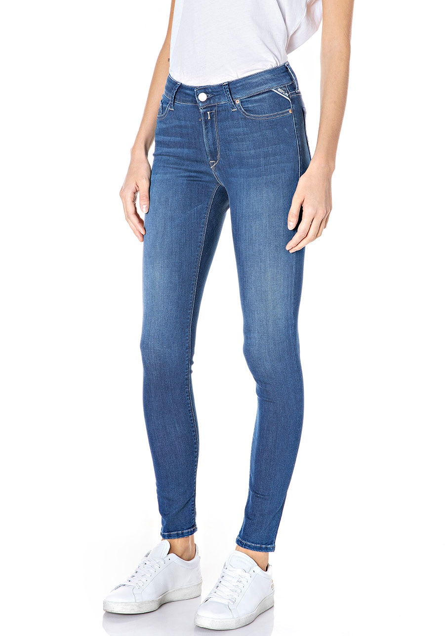 Replay Skinny-fit-Jeans »Luzien«, Powerstretch-Denim - Highwaist von Replay