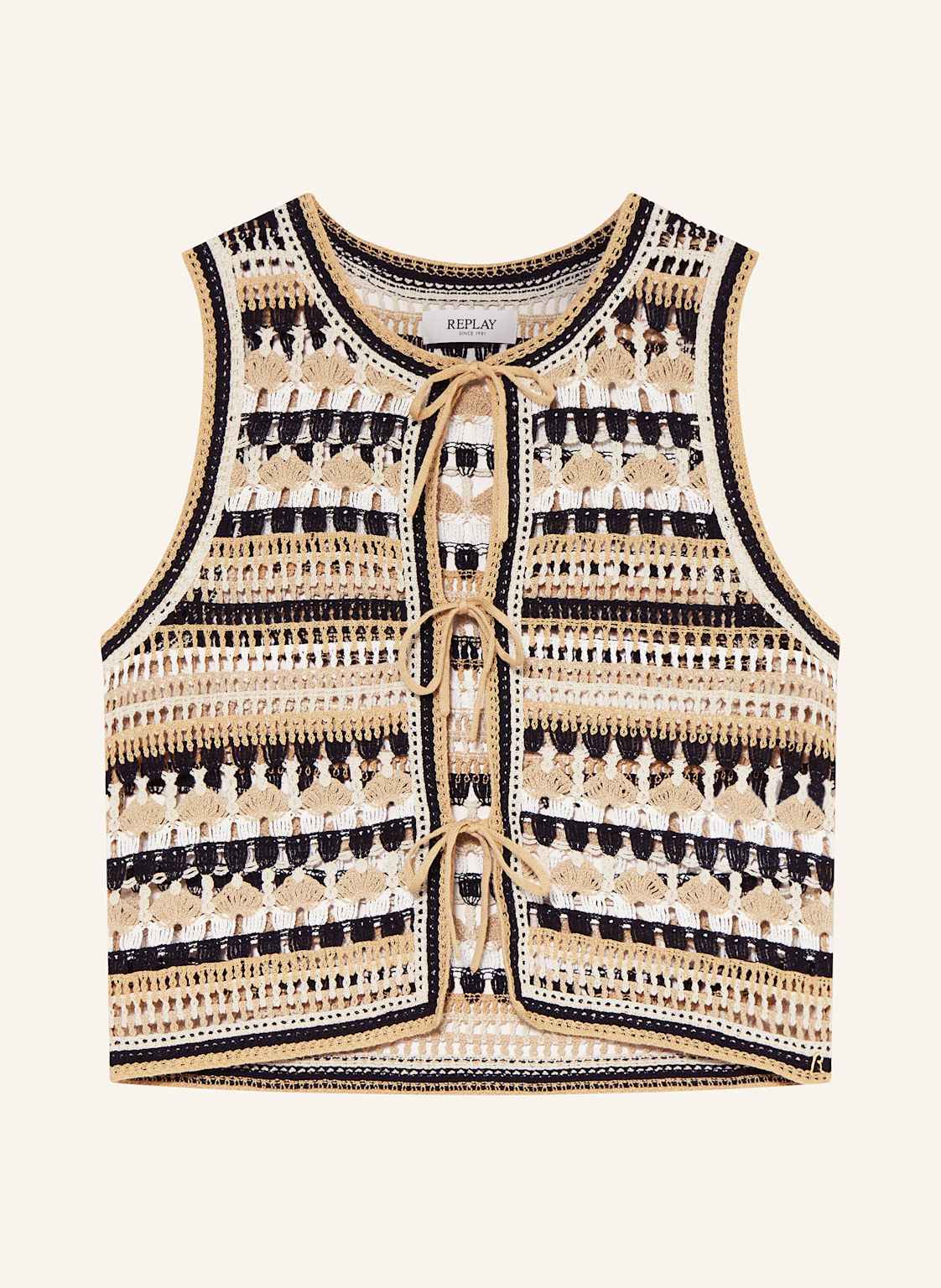Replay Stricktop beige Replay Stricktop beige von Replay
