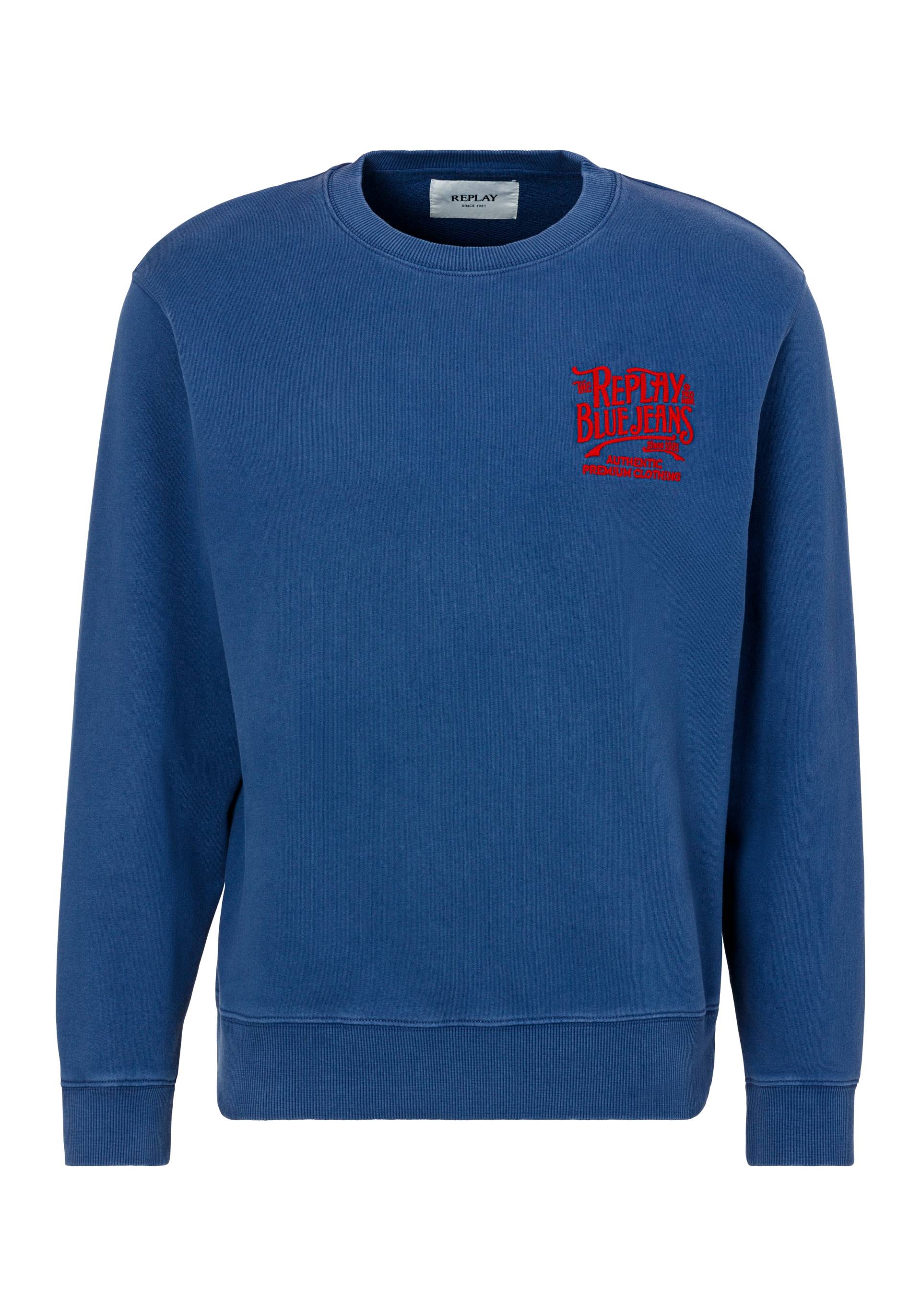 Replay Sweatshirt, mit Stickerei auf der Brust Replay Sweatshirt, mit Stickerei auf der Brust von Replay