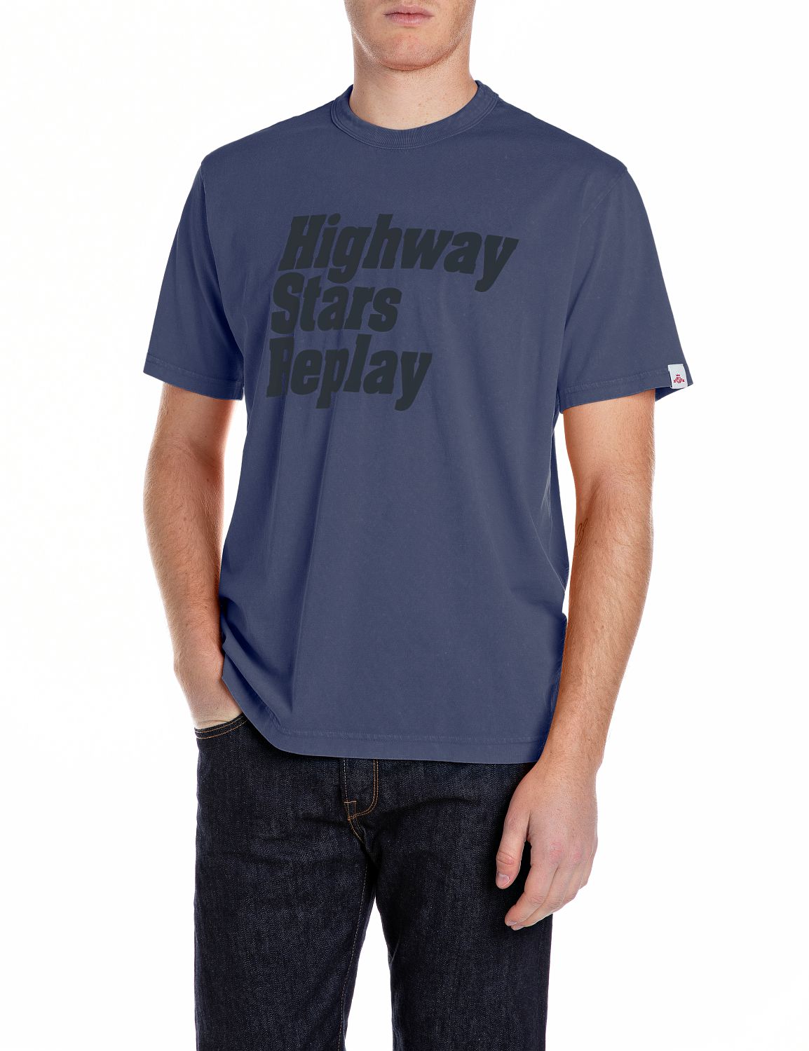 Replay T-Shirt, mit Front-Print von Replay