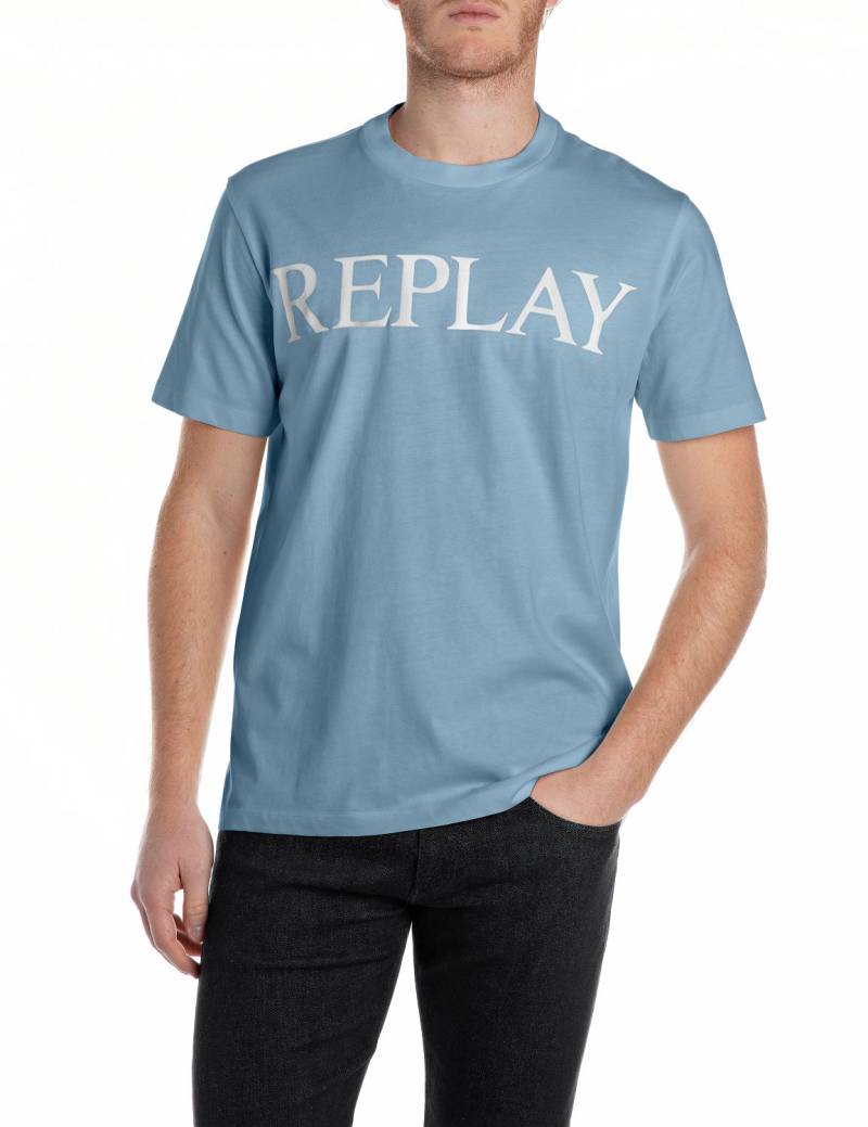 Replay T-Shirt, mit Logo-Frontprint von Replay