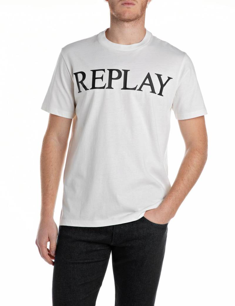 Replay T-Shirt, mit Logo-Frontprint von Replay