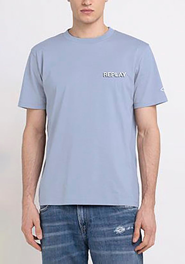 Replay T-Shirt, mit Logoschriftzug von Replay