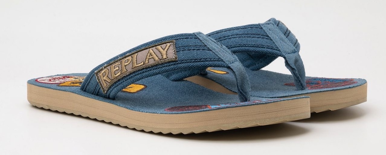 Replay Zehentrenner »BOARD THONG«, Sommerschuh, Schlappen, Poolslides, Badeschuh, in sportlichem Stil von Replay