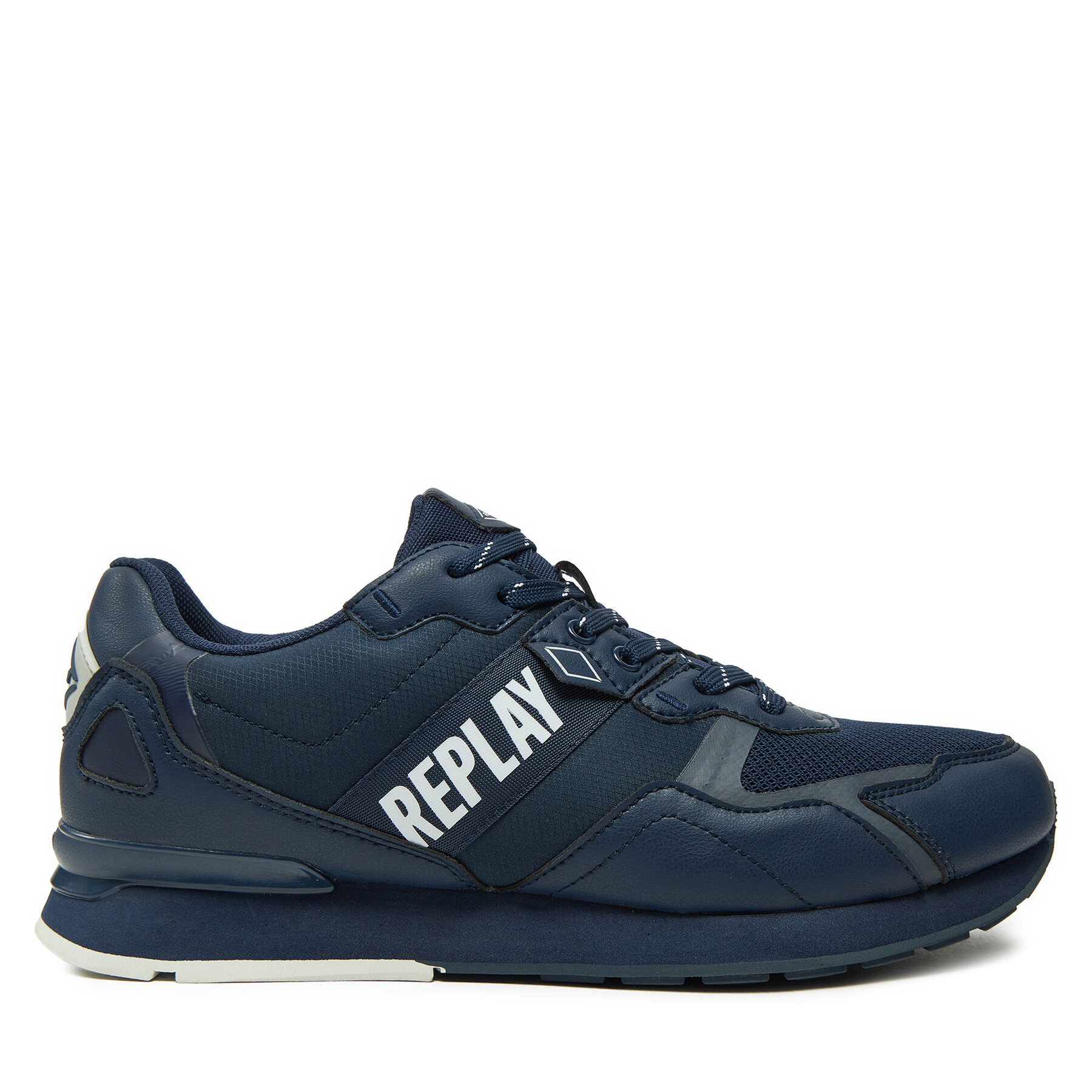 Sneakers REPLAY Adrien Game 4 Lace-Up GMS1D.000.C0055T Dunkelblau Sneakers REPLAY Adrien Game 4 Lace-Up GMS1D.000.C0055T Dunkelblau von Replay
