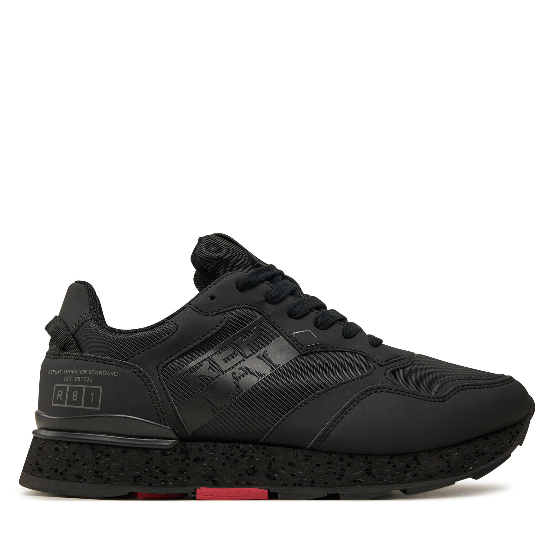 Sneakers REPLAY Arthur Street Lace-Up Sneakers GMS68.000.C0089S Schwarz Sneakers REPLAY Arthur Street Lace-Up Sneakers GMS68.000.C0089S Schwarz von Replay