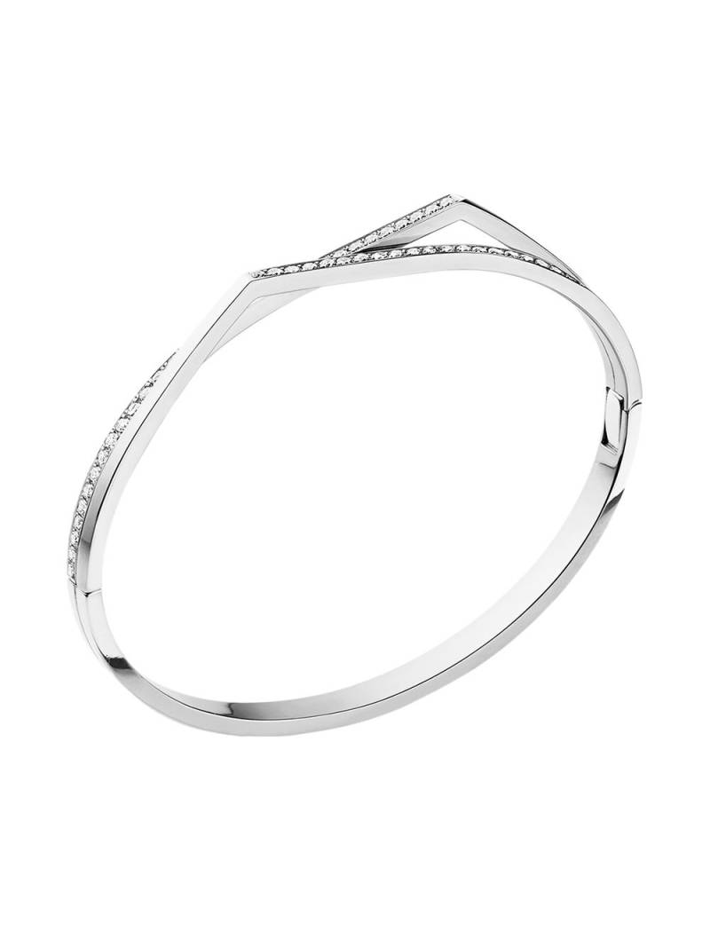 Repossi 18kt white gold Antifer diamond bangle - Silver von Repossi