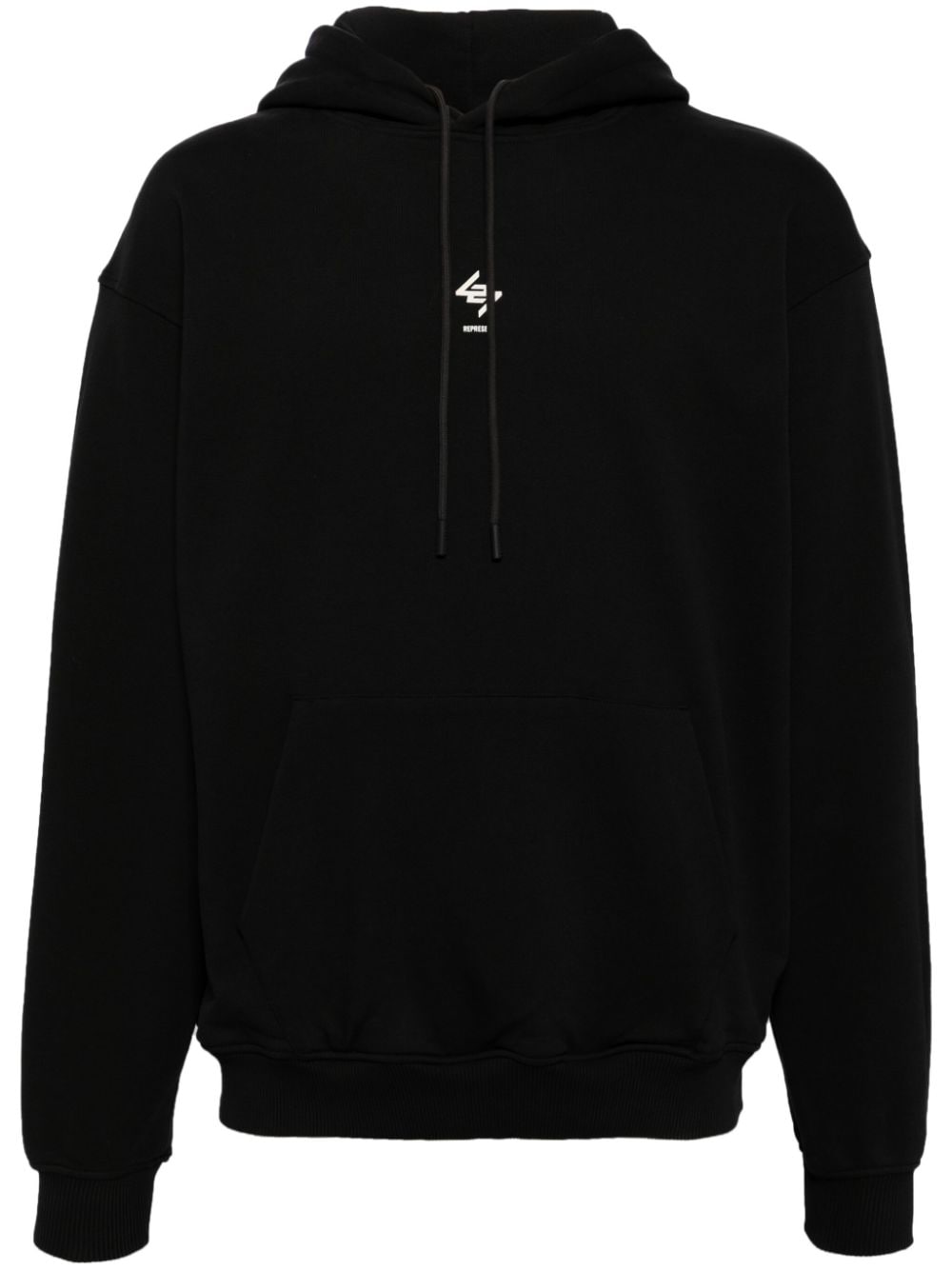 Represent 247 cotton hoodie - Black von Represent