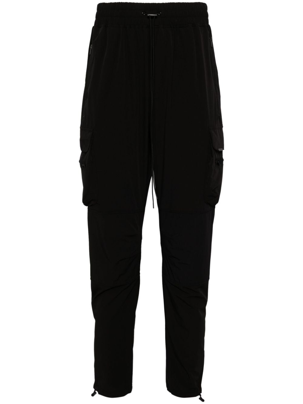 Represent 247 tapered cargo trousers - Black von Represent