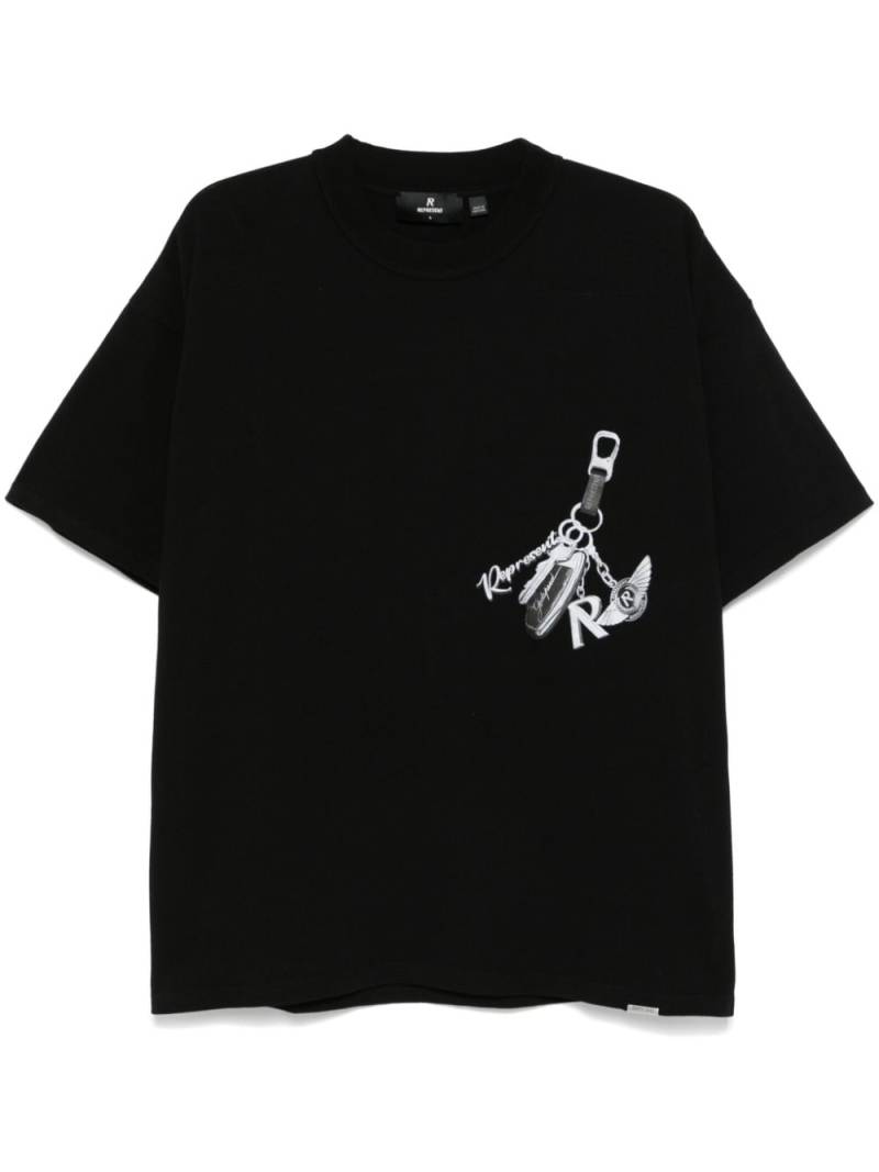 Represent Keys To The Club T-shirt - Black von Represent