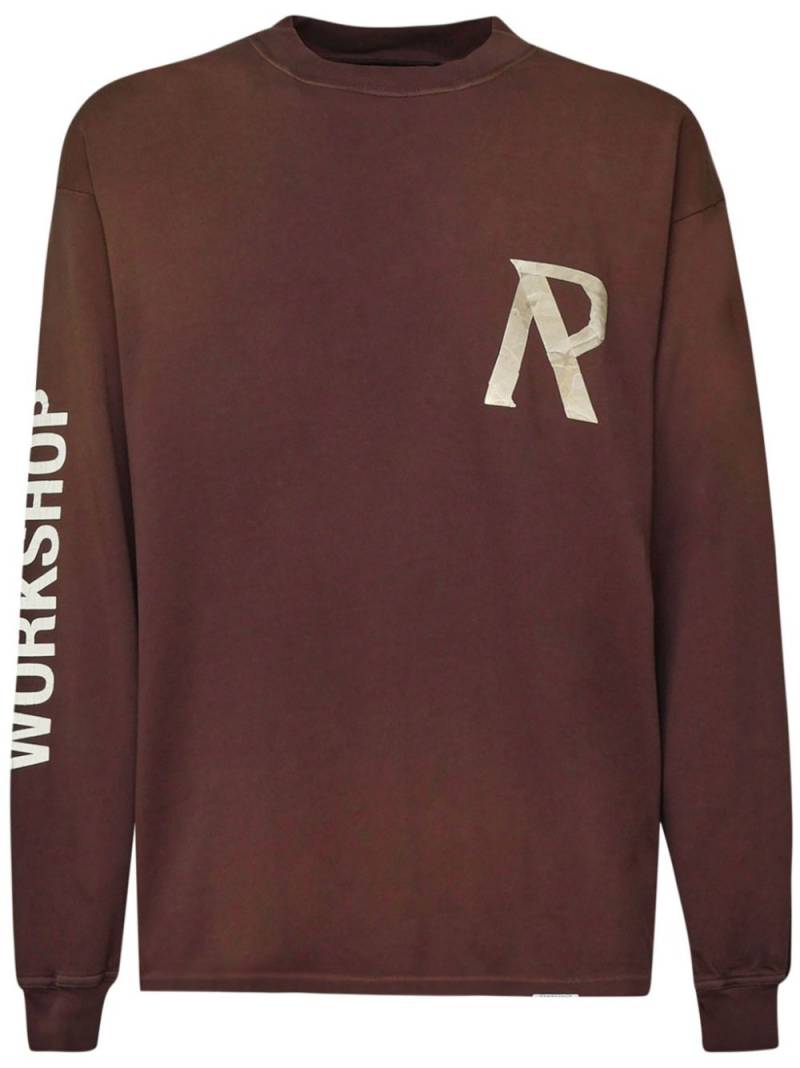 Represent Masking Tape Initial sweatshirt - Red von Represent