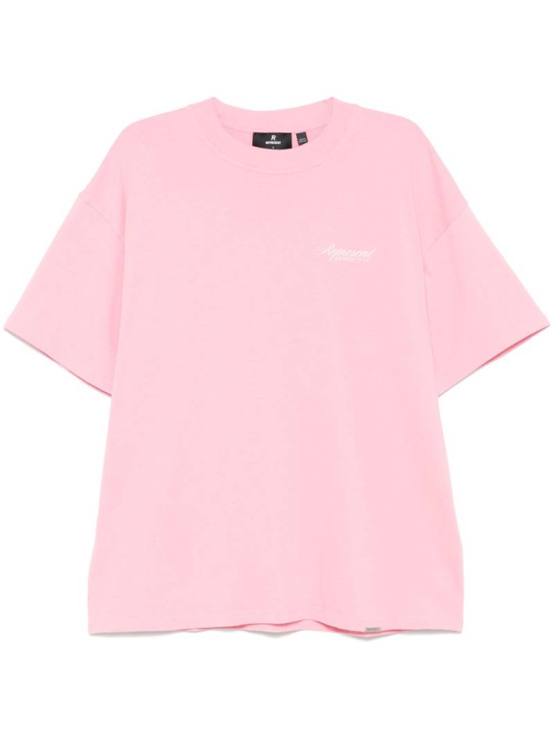 Represent Owners Club Script T-shirt - Pink von Represent