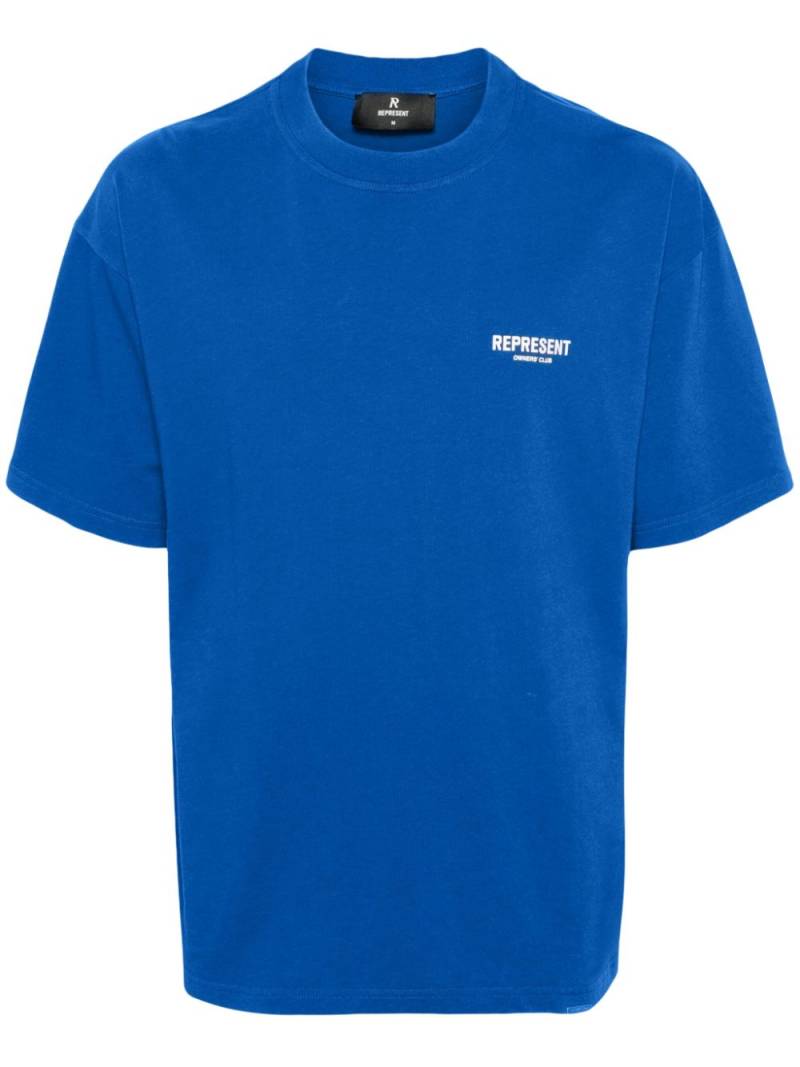 Represent Owners Club cotton T-shirt - Blue von Represent