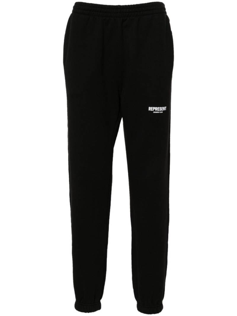 Represent Owners Club cotton track pants - Black von Represent