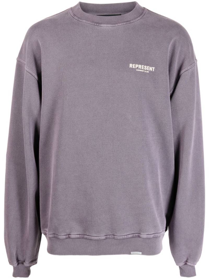 Represent Represent Owners Club cotton sweatshirt - Purple von Represent