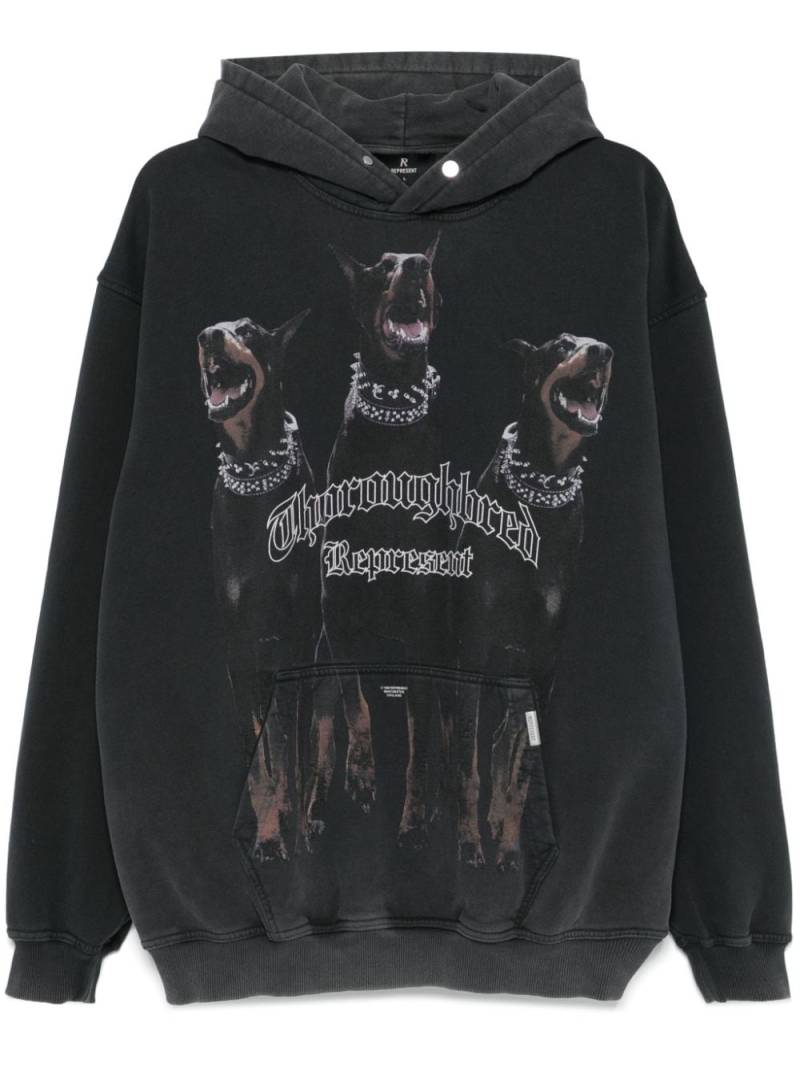 Represent Thoroughbred hoodie - Black von Represent