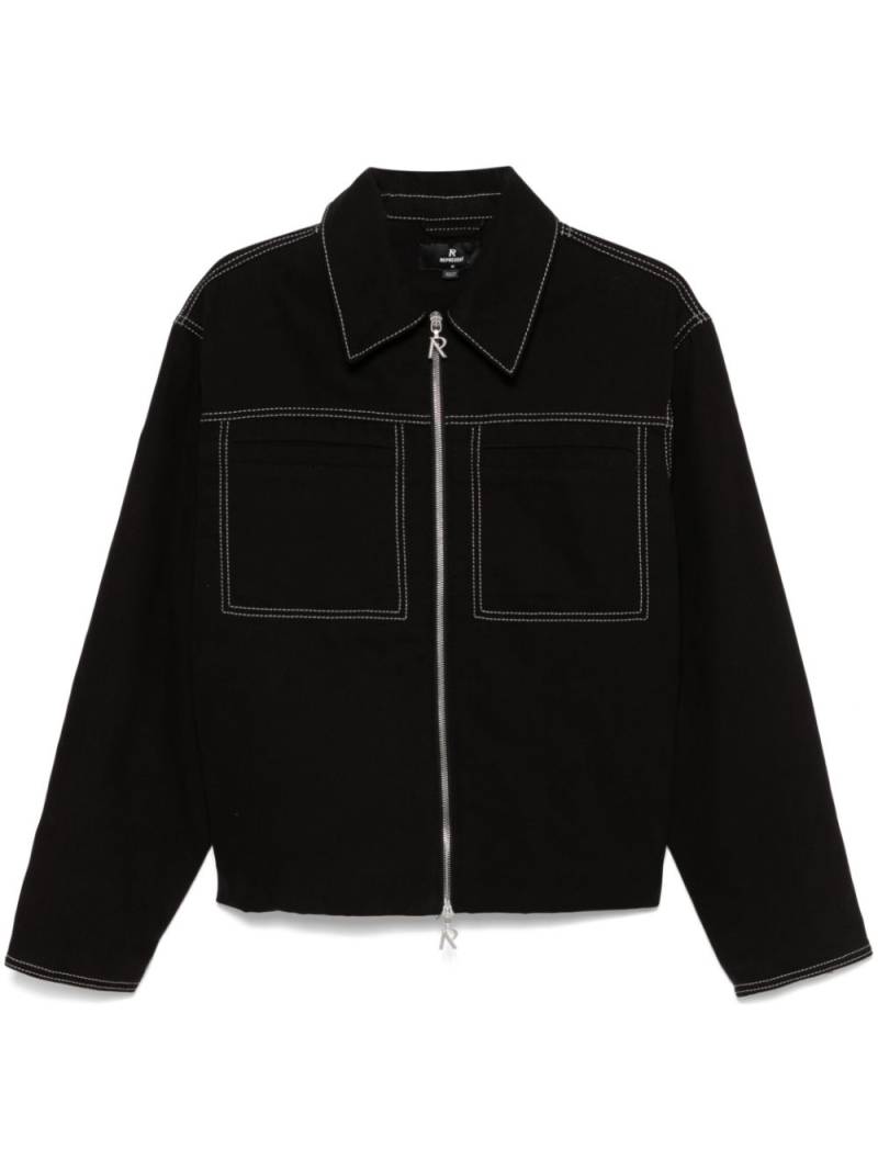 Represent contrast-stitch jacket - Black von Represent