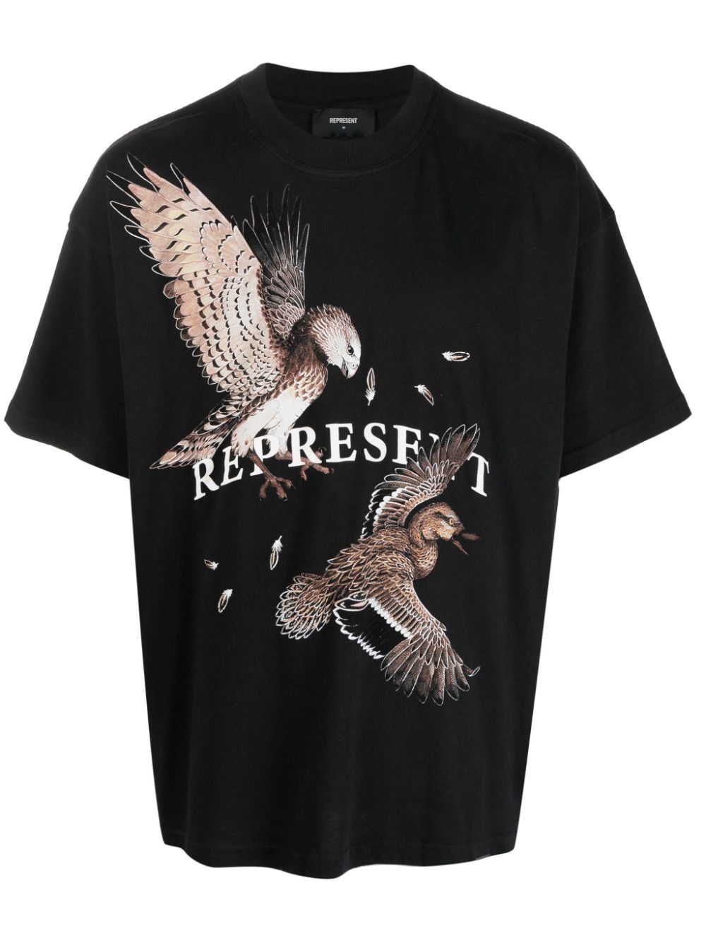 Represent graphic-print cotton T-shirt - Black von Represent