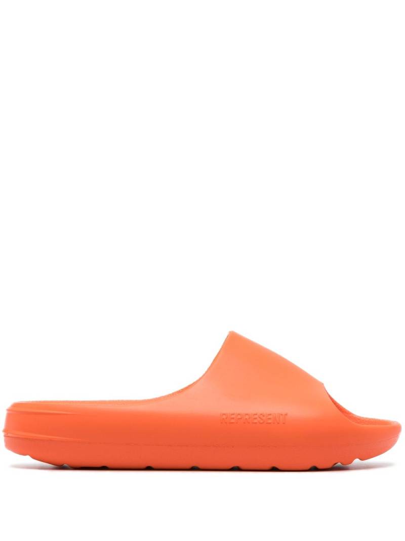 Represent logo-tread slides - Orange von Represent