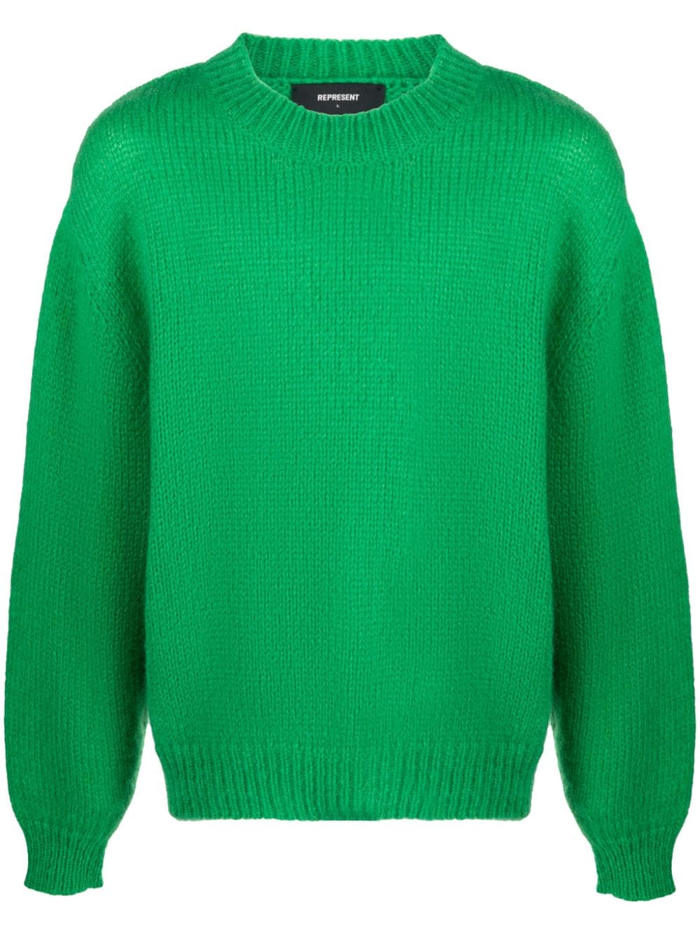 Represent mohair-blend crew-neck jumper - Green von Represent