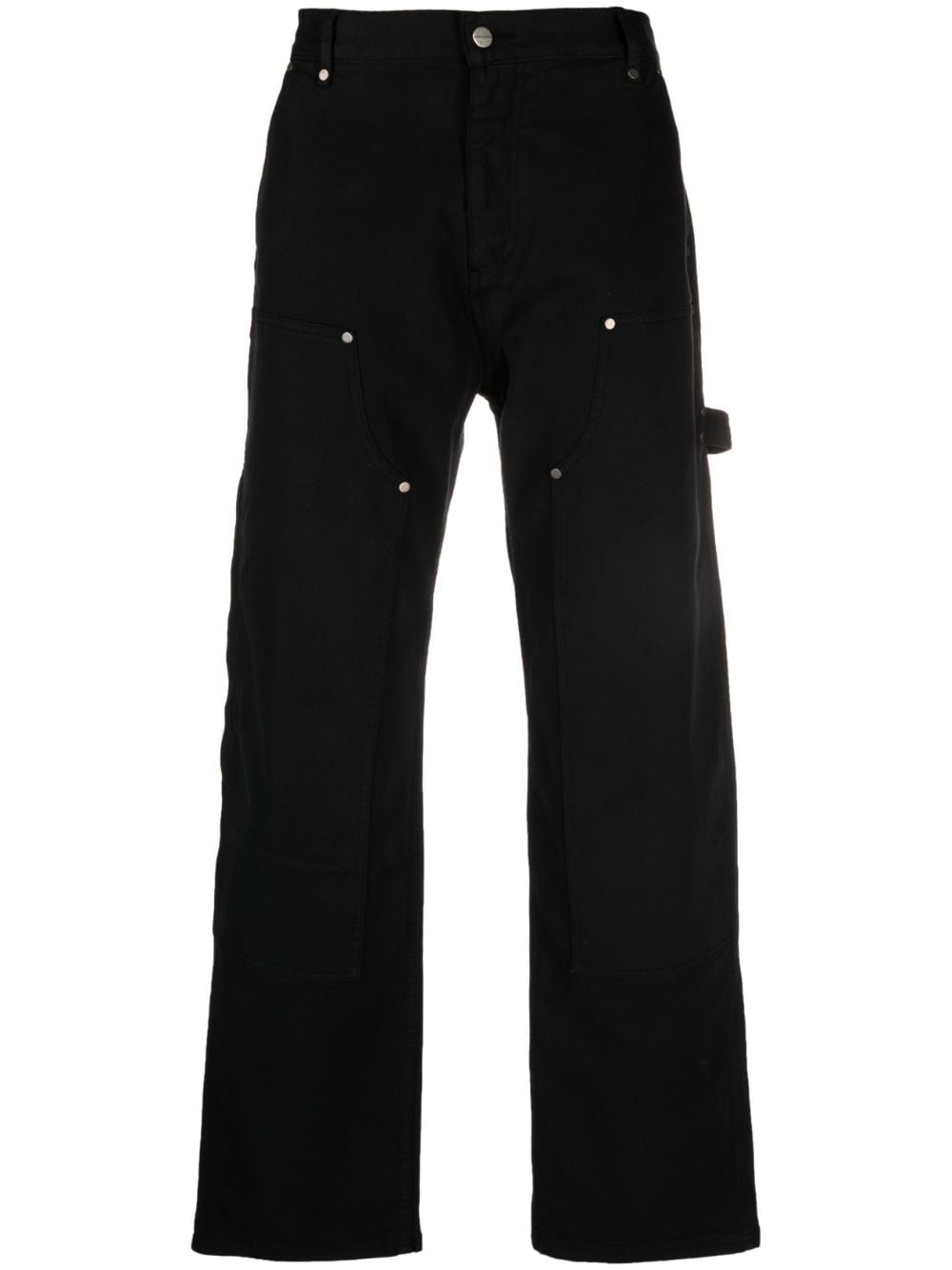 Represent straight-leg utility trousers - Black von Represent