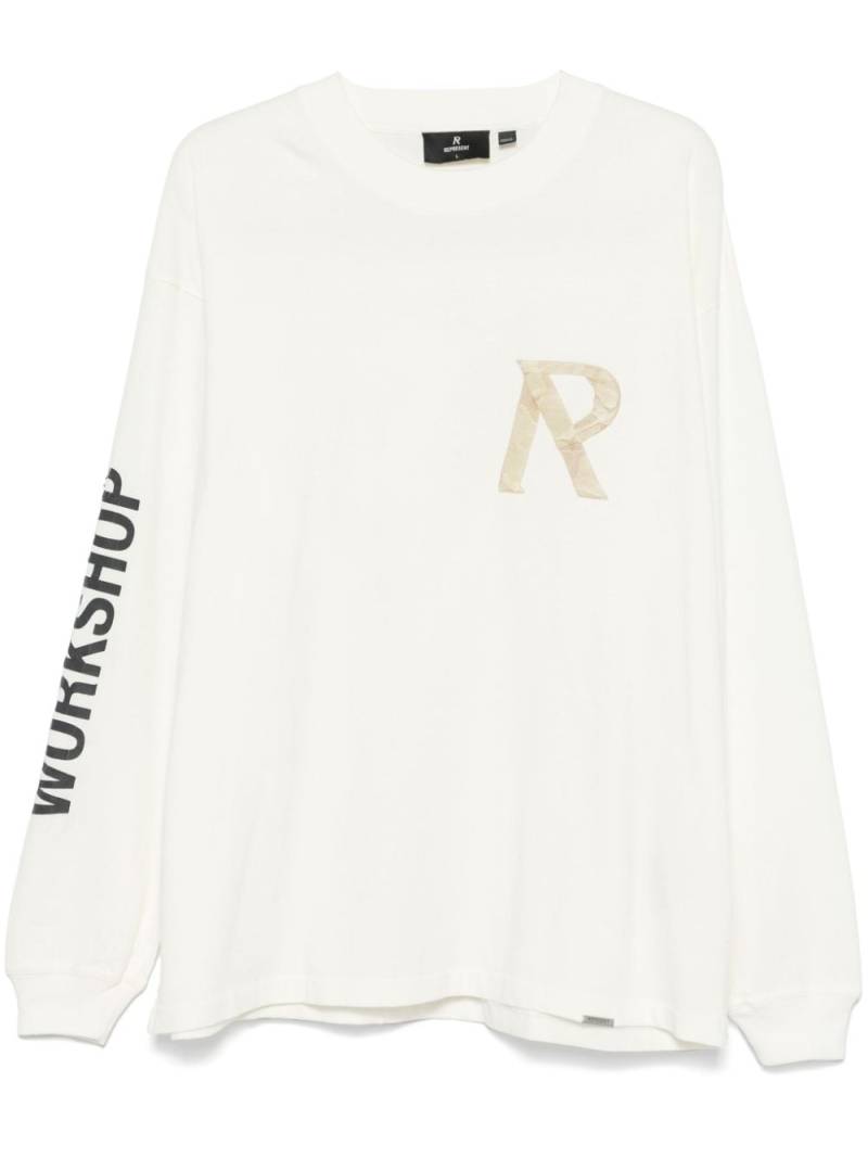 Represent tape-detail T-shirt - White von Represent