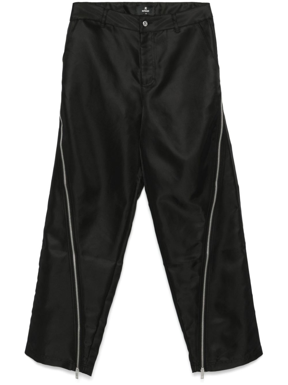 Represent zip-panels trousers - Black von Represent