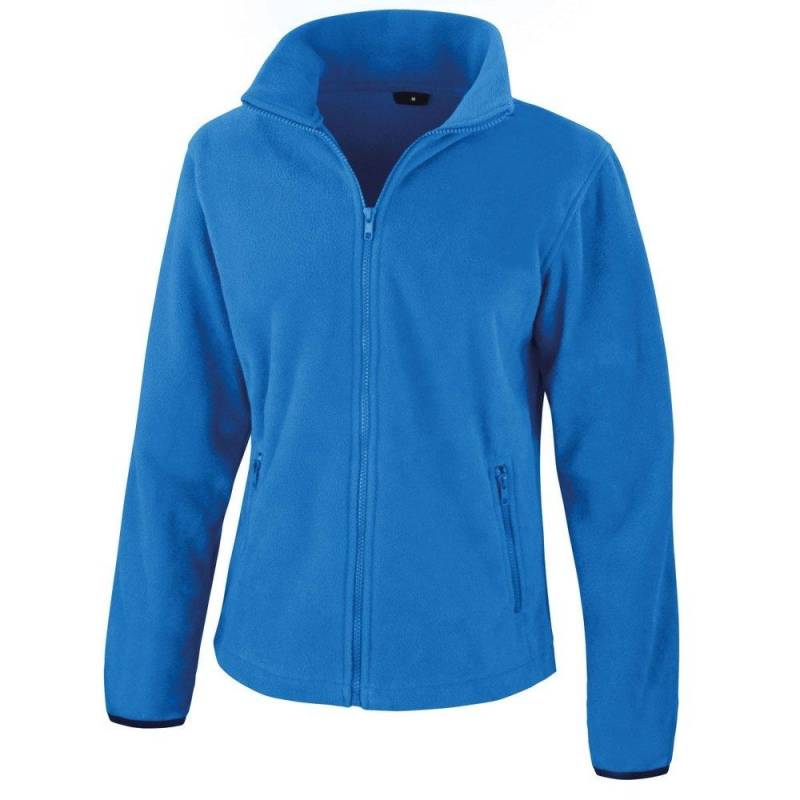 Core Fashion Fit Fleeceoberteil Fleecejacke Damen Stahlblau XS von Result