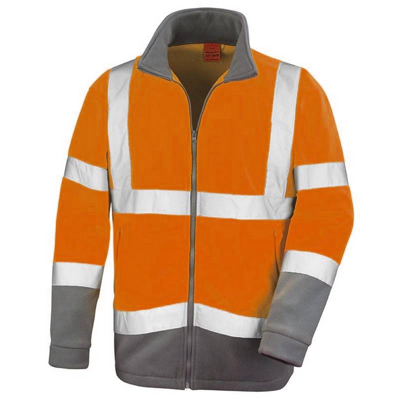 Core Fleecejacke Damen Orange 4XL von Result