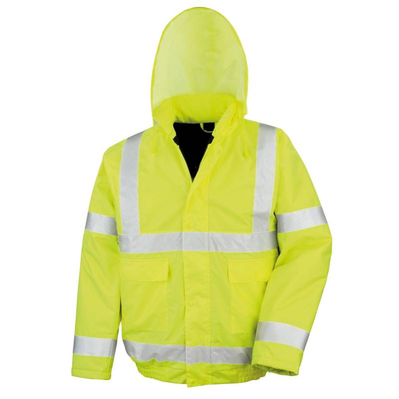 Core High Viz Winter Jacke, Wasser Und Wind Abweisend (2 Stückpackung) Herren Gelb Bunt L von Result