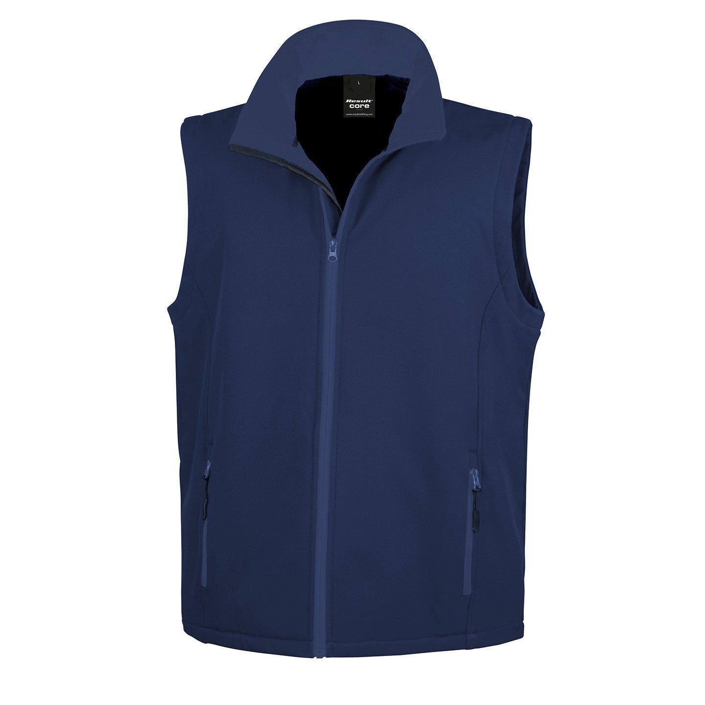 Result - Core Softshell Bodywarmer Gilet, für Herren, Marine, Größe S von Result