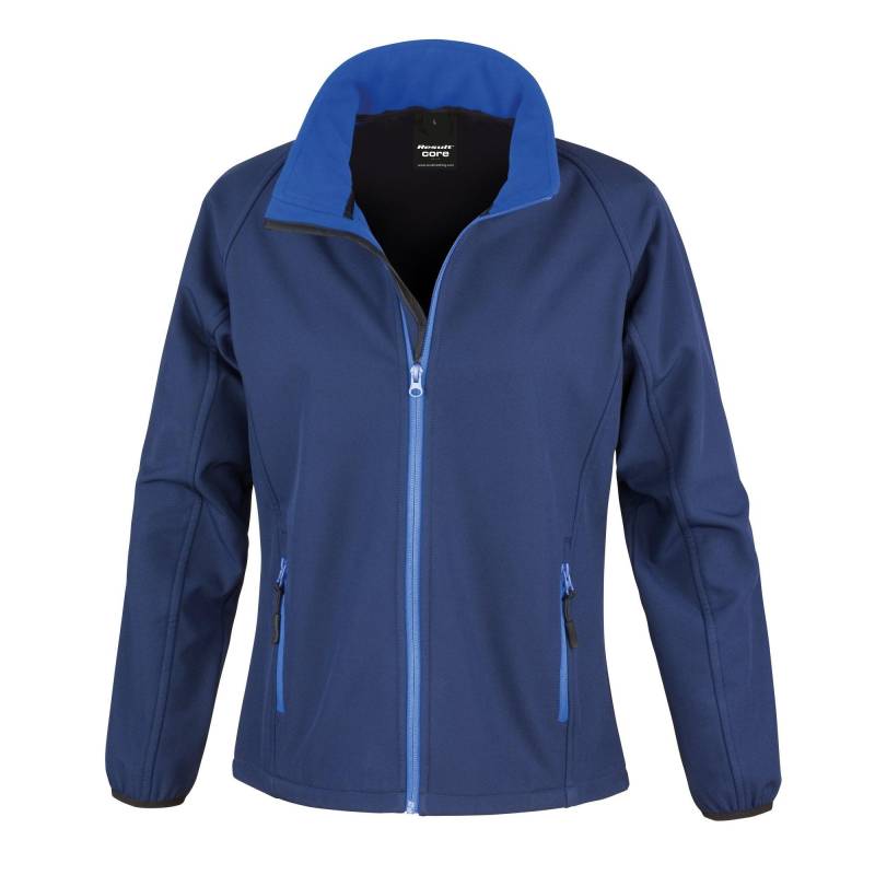 Core Softshelljacke, Bedruckbar Damen Marine S von Result