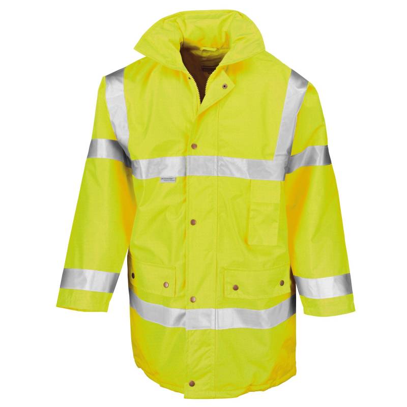 Hi Vis Jacke Safeguard Herren Gelb 3XL von Result