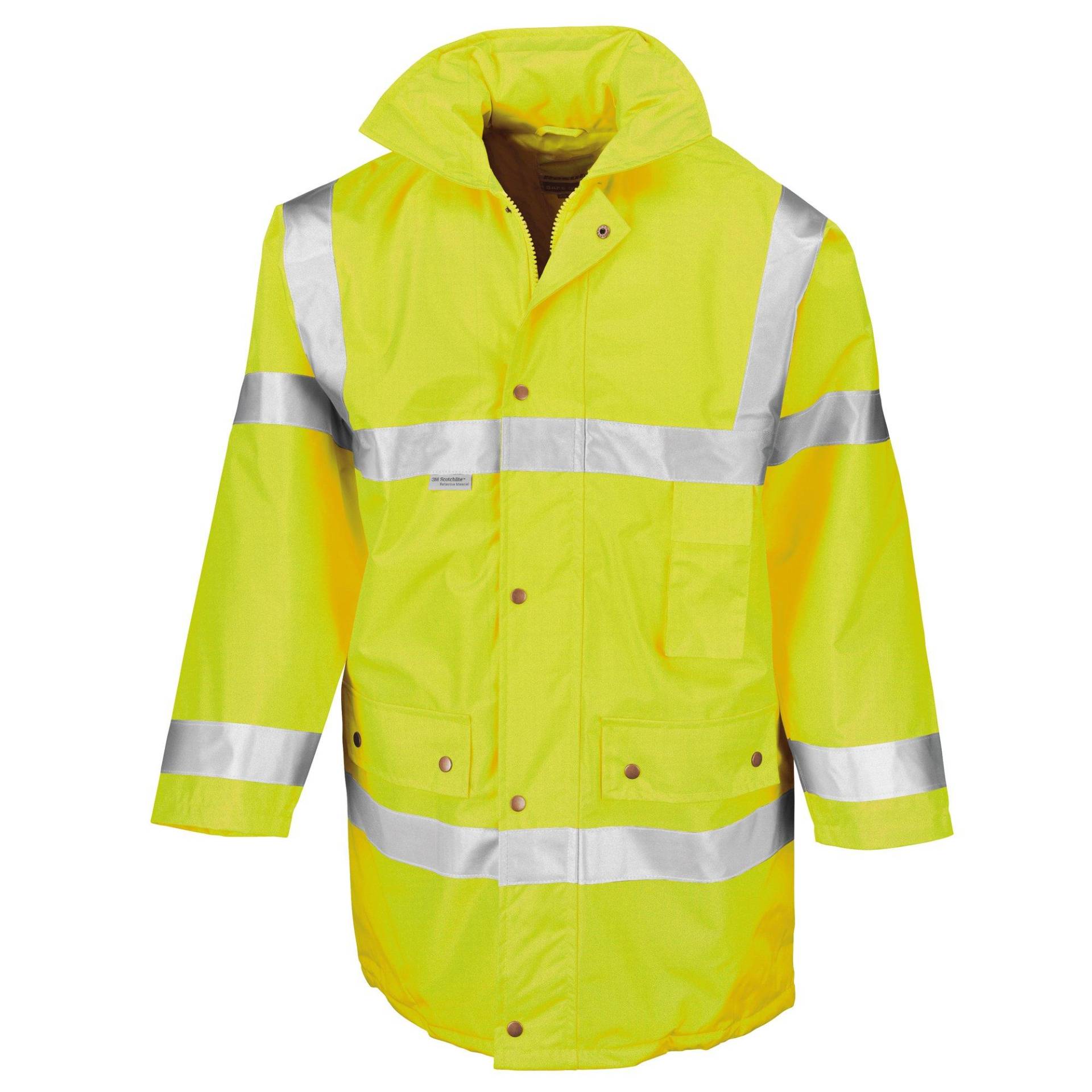 Hi Vis Jacke Safeguard Herren Gelb XXL von Result