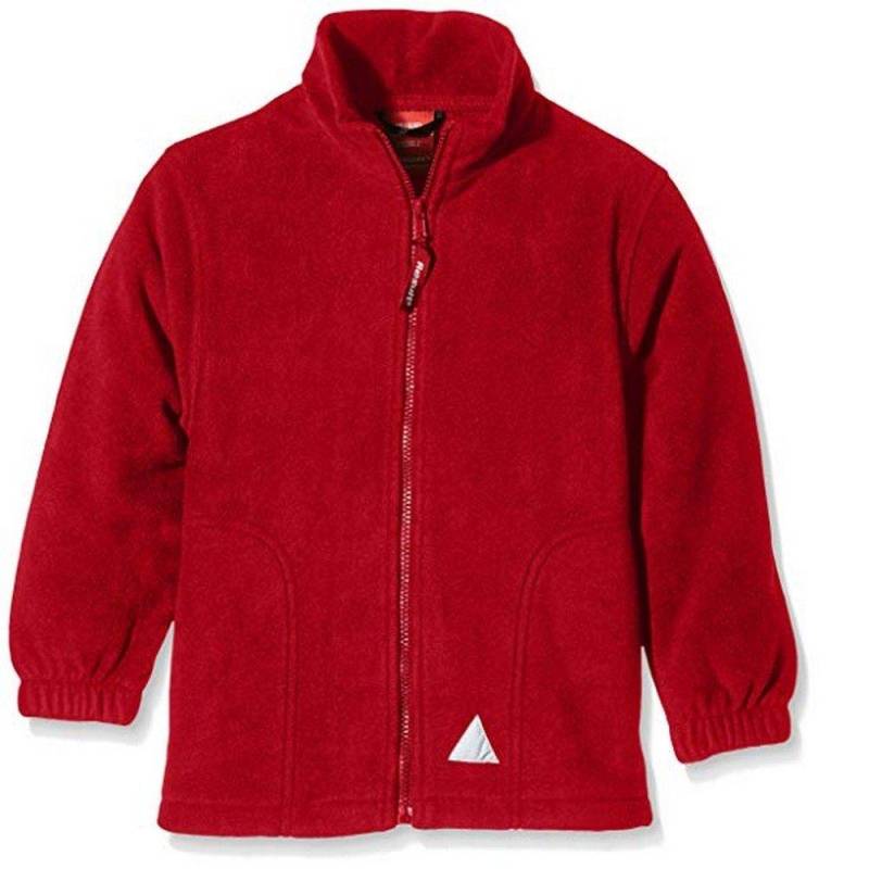 Micron Fleece Jacke Unisex Rot Bunt 122/128 von Result