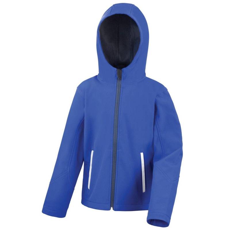 Core Junior Softshelljacke Mit Kapuze Unisex Königsblau 11-12A von Result